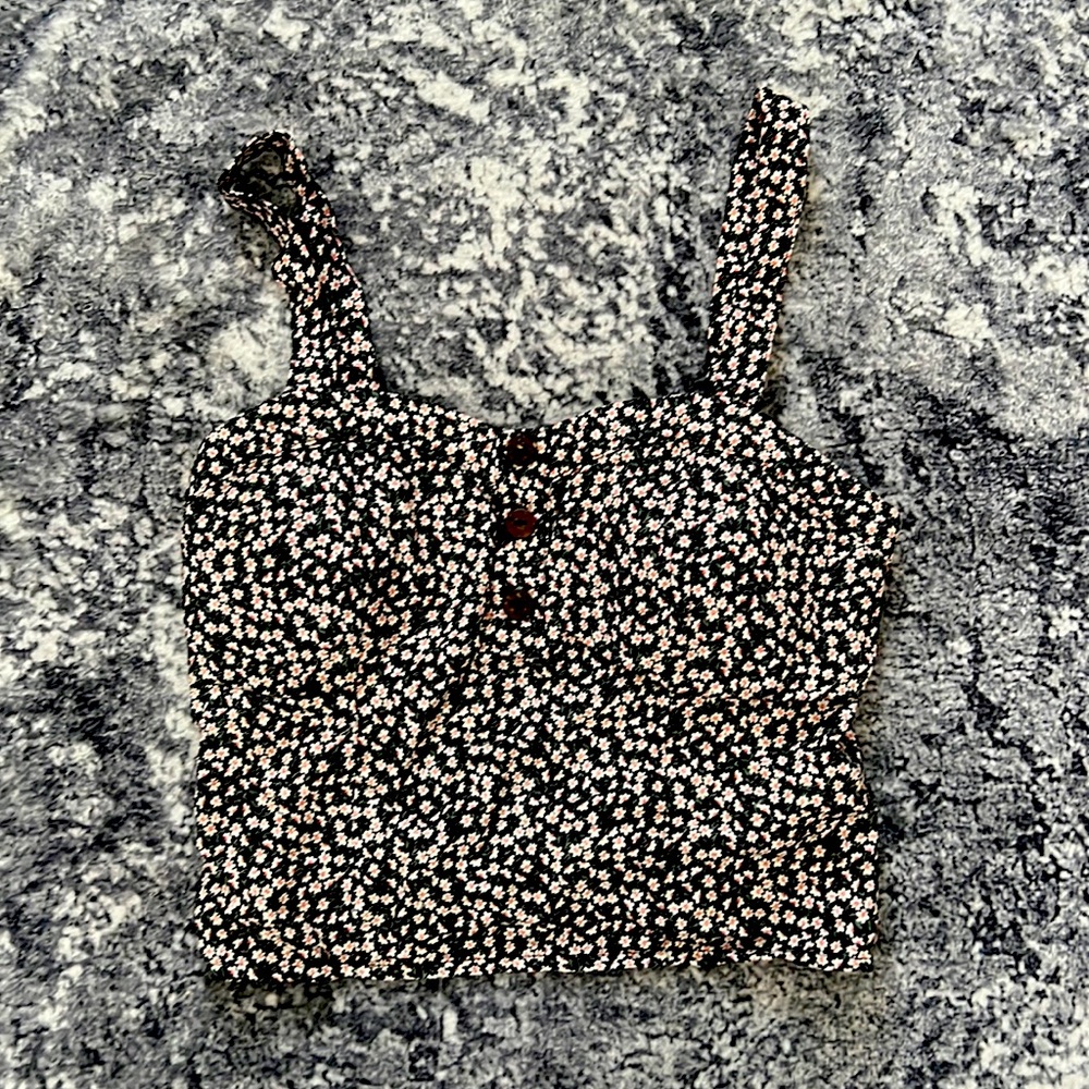 Floral crop top